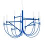 Foscarini Pendelleuchte Allumette von Foscarini Blau, M / h. 10 m - Kabel