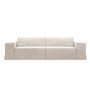 Micadoni MICADONI JODIE 3 Sitzer Sofa Lins - Beige