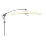 Glatz Sonnenschirm 'Pendalex P+' 285 × 230 cm, Ivory 649, Natureloxiert
