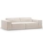 Micadoni MICADONI JODIE 3 Sitzer Sofa Lins - Beige