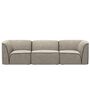 Woud 3 Sitzer Sofa Flora von Woud Natural bouclé 01 - Alpine