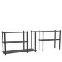 Woud Shelving System 10 Elevate von Woud Schwarz Eiche lackiert