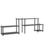 Woud Shelving System 8 Elevate von Woud Schwarz Eiche lackiert