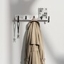 Thut  Garderobe 125 L: 58 cm, Aluminium eloxiert