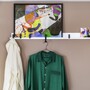 Thut  Garderobe 125 L: 58 cm, Aluminium eloxiert