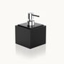 Decor Walther Decor Walther Seifenspender Brownie SSP Lederimitat schwarz / schwarzes Porzellan mit Pumpe Chrom