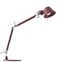 Artemide Tischleuchte Tolomeo Micro mit Fuß von Artemide Rubinrot