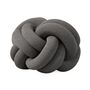 Design House Stockholm Furniture Cushion Knot von Design House Stockholm Grey, Decor cushion