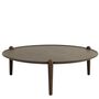 Design House Stockholm Furniture Couchtisch Aria Ø 90 cm von Design House Stockholm H: 30 cm, Dunkle Eiche