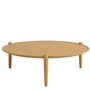 Design House Stockholm Furniture Couchtisch Aria Ø 90 cm von Design House Stockholm H: 30 cm, Eiche
