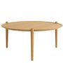 Design House Stockholm Furniture Couchtisch Aria Ø 90 cm von Design House Stockholm H: 42.5 cm, Eiche