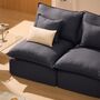 Kave Home Modulares 2-Sitzer-Sofa Anarela von Kave Home Dunkelgrau