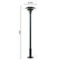 Louis Poulsen  Stehleuchte PH 3-2½ Bollard von Louis Polsen Schwarz, H: 126 cm-1