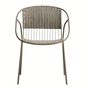 Kave Home Stapelbarer Outdoor-Stuhl Atrani von Kave Home Taupe