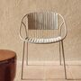 Kave Home Stapelbarer Outdoor-Stuhl Atrani von Kave Home Taupe