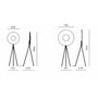 10H10 Stehleuchte Tripod Iris von 10H10