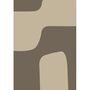 MAANA STUDIOS Teppich EF-DC013 von Maana Studios L: 140 cm / B: 100 cm, Brown