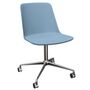 &Tradition Stuhl Rely HW21 von &Tradition Hellblau, Aluminium poliert