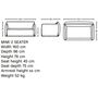 HAY Living 2 Sitzer Sofa Mimi von Hay light grey - Turf