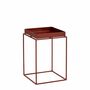 HAY Living Tray Table Chocolate Hochglanz, B: 30 cm / T: 30 cm / H: 44 cm