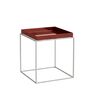 HAY Living Tray Table Chocolate silikonbeschichtet, B: 40 cm / T: 40 cm / H: 44 cm 
