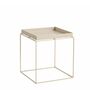 HAY Living Tray Table Warm Beige, B: 40 cm / T: 40 cm / H: 44 cm 