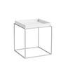 HAY Living Tray Table Weiss silikonbeschichtet, B: 40 cm / T: 40 cm / H: 44 cm 