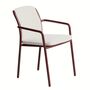 Kave Home Stapelbarer Outdoor Stuhl Linosa von Kave Home Rot