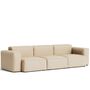 HAY Living 3-Sitzer Sofa Mags Soft Low Armrest Combination 1 von Hay 220 - Hallingdal