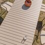 Kave Home Ausziehbarer Outdoor Tisch Izola von Kave Home B: 220 - 280 cm, Taupe