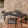 Kave Home Ausziehbarer Outdoor Tisch Izola von Kave Home B: 185 - 235 cm, Graphit
