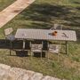 Kave Home Ausziehbarer Outdoor Tisch Izola von Kave Home B: 220 - 280 cm, Taupe