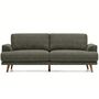 Kave Home 2-Sitzer Sofa Karin in Chenille von Kave Home Walnuss / Austin - Dunkelgrün