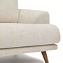 Kave Home 2-Sitzer Sofa Karin in Chenille von Kave Home Walnuss / Elonia - Beige