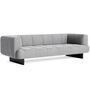 HAY Living 3 Sitzer Sofa Quilton Lift von Hay Hallingdal - 130 / Eiche Schwarz Lackiert