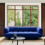 HAY Living 3 Sitzer Sofa Quilton Lift von Hay Tadao - 720 / Eiche Schwarz Lackiert