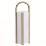 Kave Home Grosse tragbare Tischlampe Leros von Kave Home Taupe