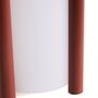 Kave Home Grosse tragbare Tischlampe Leros von Kave Home Rot