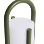 Kave Home Grosse tragbare Tischlampe Leros von Kave Home Grün