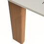 Kave Home Set Ausziehtisch Livorno und 6 Stühle Alimia von Kave Home Ecru / Natur