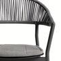 Kave Home Set Ausziehtisch Livorno und 6 Stühle Alimia von Kave Home Taupe