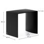 Kave Home Beistelltisch Litto von Kave Home Schwarz