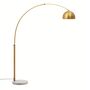 Kave Home Stehleuchte Madali von Kave Home Brass / Marmor weiss