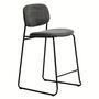 Kave Home Stapelbarer Hocker Meli von Kave Home Dunkelgrau