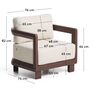 Kave Home Outdoor Sessel Nerano von Kave Home Braun