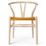 Carl Hansen & Søn Stuhl CH24P Wishbone von Carl Hansen & Søn Buche geseift / Loke 7050