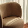 Ferm Living Drehbarer Lounge Chair Rico Club von Ferm Living Black / Honey - Vanir