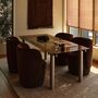 Ferm Living Drehbarer Lounge Chair Rico Club von Ferm Living Black / Honey - Vanir