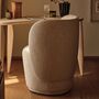 Ferm Living Drehbarer Lounge Chair Rico Club von Ferm Living Black / Honey - Vanir