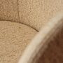 Ferm Living Drehbarer Lounge Chair Rico Club von Ferm Living Black / Honey - Vanir